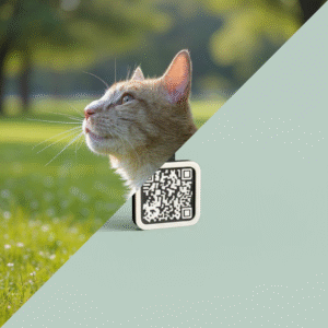 Kaķis ar FindPet QR birku – drošības risinājums kaķi un suņi pazušanas gadījumā
